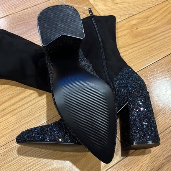 New Shelley’s of London Ely Glitter stretch boots 6.5 - Picture 7 of 15